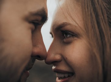 Foto von Paar in Nahaufnahme